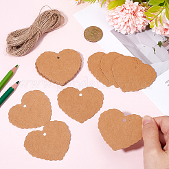200Pcs Blank Kraft Paper Gift Tags&nbsp;CDIS-SP0001-10A