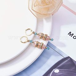Brass Huggie Hoop Earring Findings&nbsp;KK-L179-04G