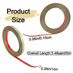 PVC Plastic Edge Banding&nbsp;DIY-WH0349-140B