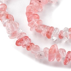 Cherry Quartz Glass Beads Strands&nbsp;G-G0003-B01