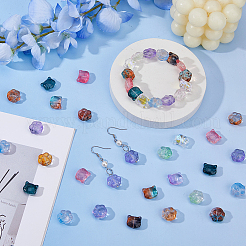120Pcs 2 Styles Glass Beads&nbsp;GLAA-DC0001-57