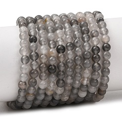 Natural Cloudy Quartz Beads Strands&nbsp;G-D840-69-4mm