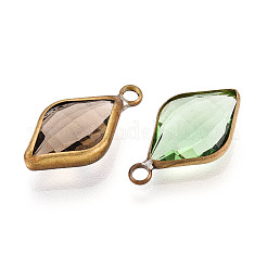 4Pcs Glass Pendants&nbsp;GLAA-YW0001-42