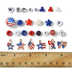 DIY Independence Day Jewelry Making Findings Kits&nbsp;DIY-FS0006-52