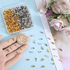 600Pcs 2 Colors Brass Snap on Bails&nbsp;KK-SP0002-24
