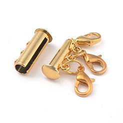 Alloy Magnetic Slide Lock Clasps&nbsp;X-PALLOY-YW0001-17G