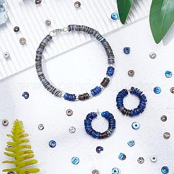 3 Strands 3 Colors Shell Beads Strands&nbsp;SSHEL-NB0001-23