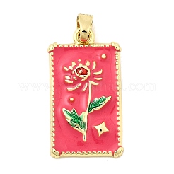 Brass Enamel Pendants&nbsp;KK-C134-39G