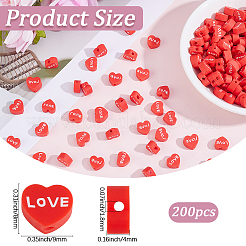 2 Bags Handmade Polymer Clay Spacer Beads&nbsp;CLAY-PA0001-33B