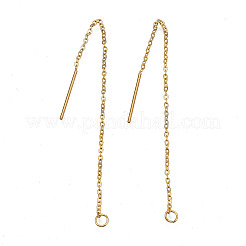 304 Stainless Steel Earring Findings&nbsp;X-STAS-S070-01-G