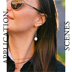 Brass Hoop Earrings Findings Kidney Ear Wires&nbsp;KK-TA0007-10