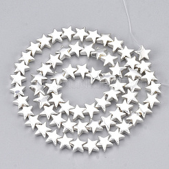 Electroplate Non-magnetic Synthetic Hematite Beads Strands&nbsp;X-G-T061-182S