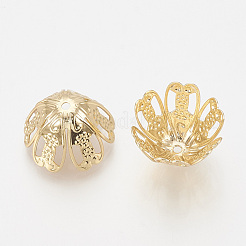 Brass Bead Caps&nbsp;LS-X-KK-T027-40G