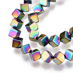Electroplated Synthetic Non-magnetic Hematite Beads Strands&nbsp;G-T139-62F