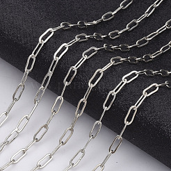 Brass Paperclip Chains&nbsp;X-CHC-S008-001A-P