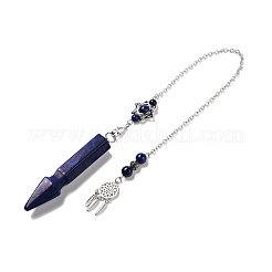 Natural Banded Agate Pointed Dowsing Pendulums&nbsp;G-I322-01P-12