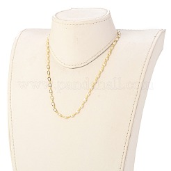 Glass Pearl Link Chain Necklaces&nbsp;NJEW-JN03203