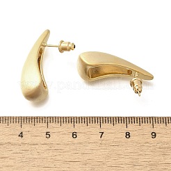 Teardrop Brass Stud Earrings&nbsp;EJEW-A121-04G