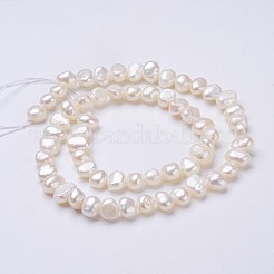 Natural Cultured Freshwater Pearl Beads Strands&nbsp;PEAR-P002-42
