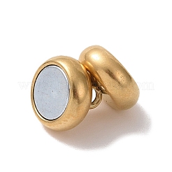 Ion Plating(IP) 304 Stainless Steel Magnetic Clasps with Loops&nbsp;STAS-P206-03G