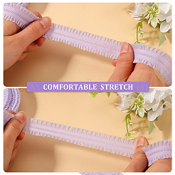Polyester Ruffled Elastic Cord&nbsp;EW-WH0015-02F