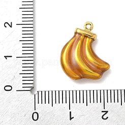 304 Stainless Steel Fruit Enamel Pendants&nbsp;LS-STAS-G362-04G-10