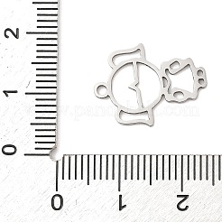 201 Stainless Steel Pendants&nbsp;STAS-Q341-08P