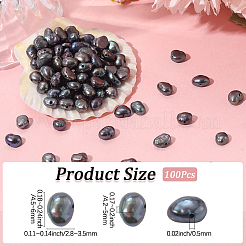 100Pcs Natural Baroque Pearl Keshi Pearl&nbsp;PEAR-LT0001-07