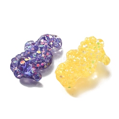 Transparent Marine Organism Resin Cabochons&nbsp;RESI-H035-05B
