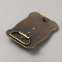 Tibetan Style Zinc Alloy Smooth Buckles&nbsp;FIND-WH0139-276AB