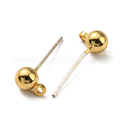 Brass Stud Earring Findings&nbsp;FIND-R144-13B-G18