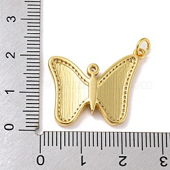 Rack Plating Brass Micro Pave Cubic Zirconia Pendants&nbsp;KK-A200-20G