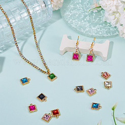 10Pcs UV Plating Alloy Pendants&nbsp;ALRI-TADJ0001-05