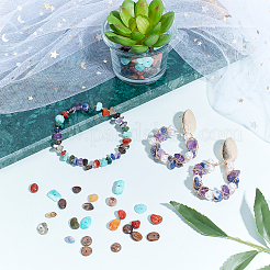 Natural Mixed Gemstone Chip Beads&nbsp;G-AR0001-10