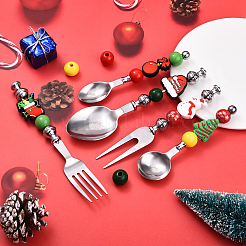5Pcs 5 Styles 201 Stainless Steel Tableware&nbsp;FIND-YW0009-61