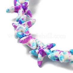 Synthetic Turquoise Dyed Beads Strands&nbsp;LS-G-P507-04E