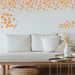 1 Set Autumn Theme PET Hollow Out Drawing Painting Stencils&nbsp;DIY-MA0001-54