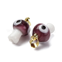 Handmade Lampwork Pendants&nbsp;LAMP-S069-06G-02