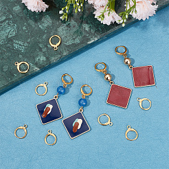 50Pcs Brass Leverback Earring Findings&nbsp;KK-SC0004-22G