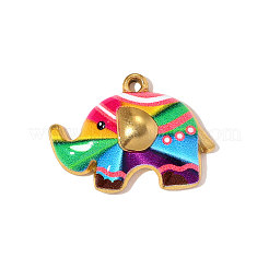 Printed 304 Stainless Steel Pendants&nbsp;STAS-OY010-58G