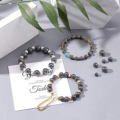 Electroplated Natural Lava Rock Beads&nbsp;G-NB0001-91B