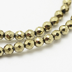 Round Non-magnetic Synthetic Hematite Beads Strands&nbsp;X-G-D617-4mm-27