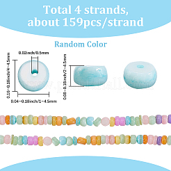 4 Strands Dyed Natural Freshwater Shell Beads Strands&nbsp;BSHE-SC0001-28