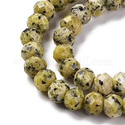 Natural Yellow Turquoise(Jasper) Beads Strands&nbsp;G-K380-A47-04