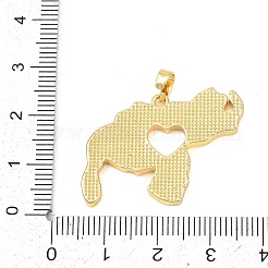 Brass Enamel Pendants&nbsp;KK-F931-04G