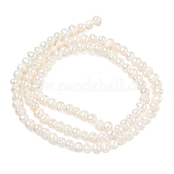 Natural Cultured Freshwater Pearl Beads Strands&nbsp;PEAR-L034-01