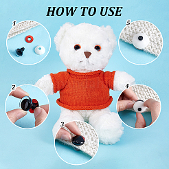 48Pcs 6 Colors Resin Safety Craft Eye&nbsp;DIY-PH0030-99A