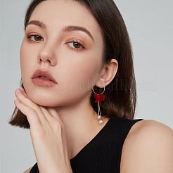 400Pcs 8 Colors Iron Hoop Earrings&nbsp;IFIN-FH0001-72B
