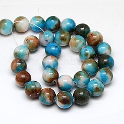 Natural Persian Jade Beads Strands&nbsp;G-G597-8mm-XTH-08