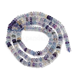Natural Colorful Fluorite Beads Strands&nbsp;G-P553-F09-02